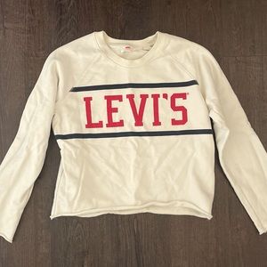 Levi’s cropped sweatshirt- good condition!